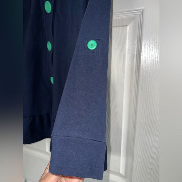 Matilda Jane A million little things Navy Blue Button Up Jacket  Size Small EUC - Picture 6 of 8